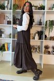 Paloma Pouf Layering Dress Chocolate